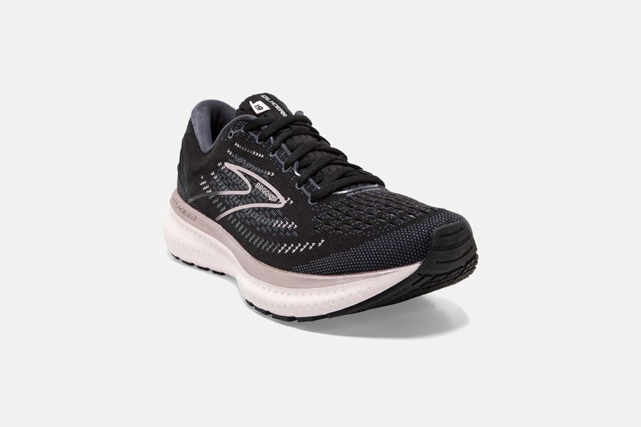 Brooks Glycerin 19 Road Running Shoes - Womens - Black/Pink - XB9507431